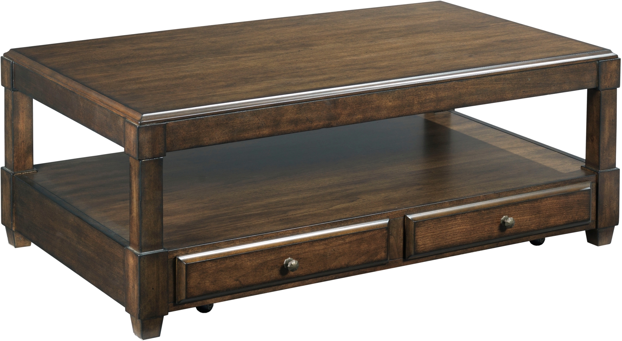 Halsey Brown Rectangular Lift Top Cocktail Table By Hammary 1StopBedrooms