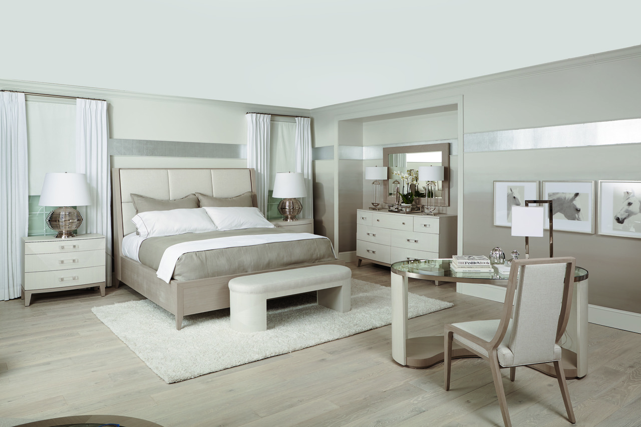 Axiom Upholstered Panel Bedroom Set By Bernhardt Stopbedrooms