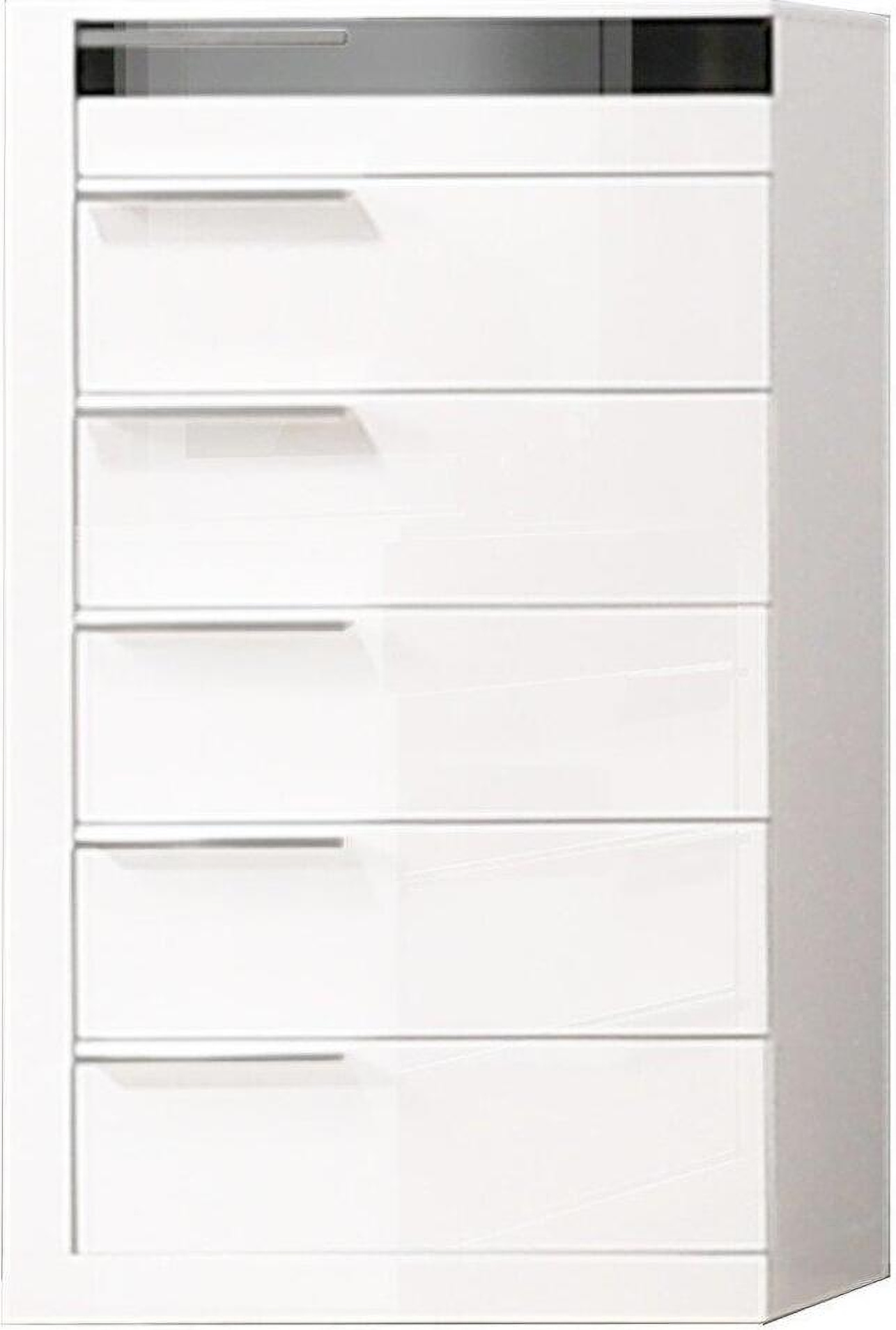 Bahamas 6 Drawer Poplar Wood Bedroom Chest In Black And White By Best