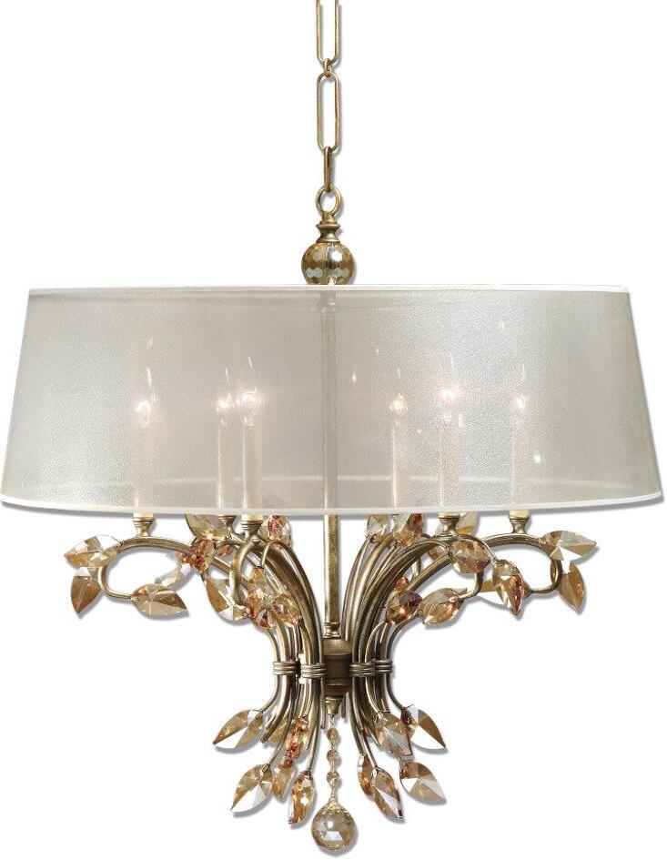 Uttermost Alenya 6 Light Shade Chandelier 1StopBedrooms