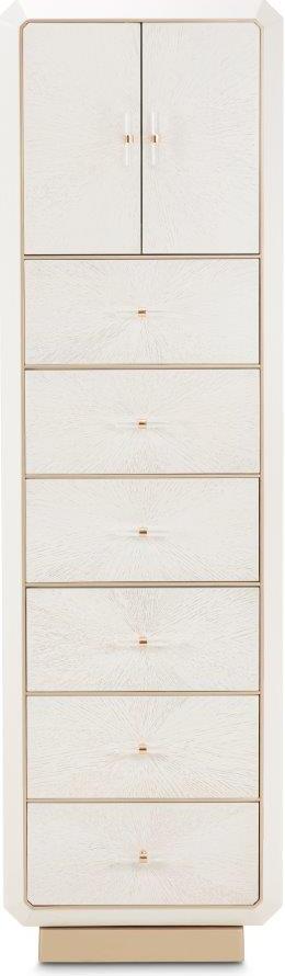 La Rachelle Swivel Lingerie Chest In Champagne By Aico Stopbedrooms