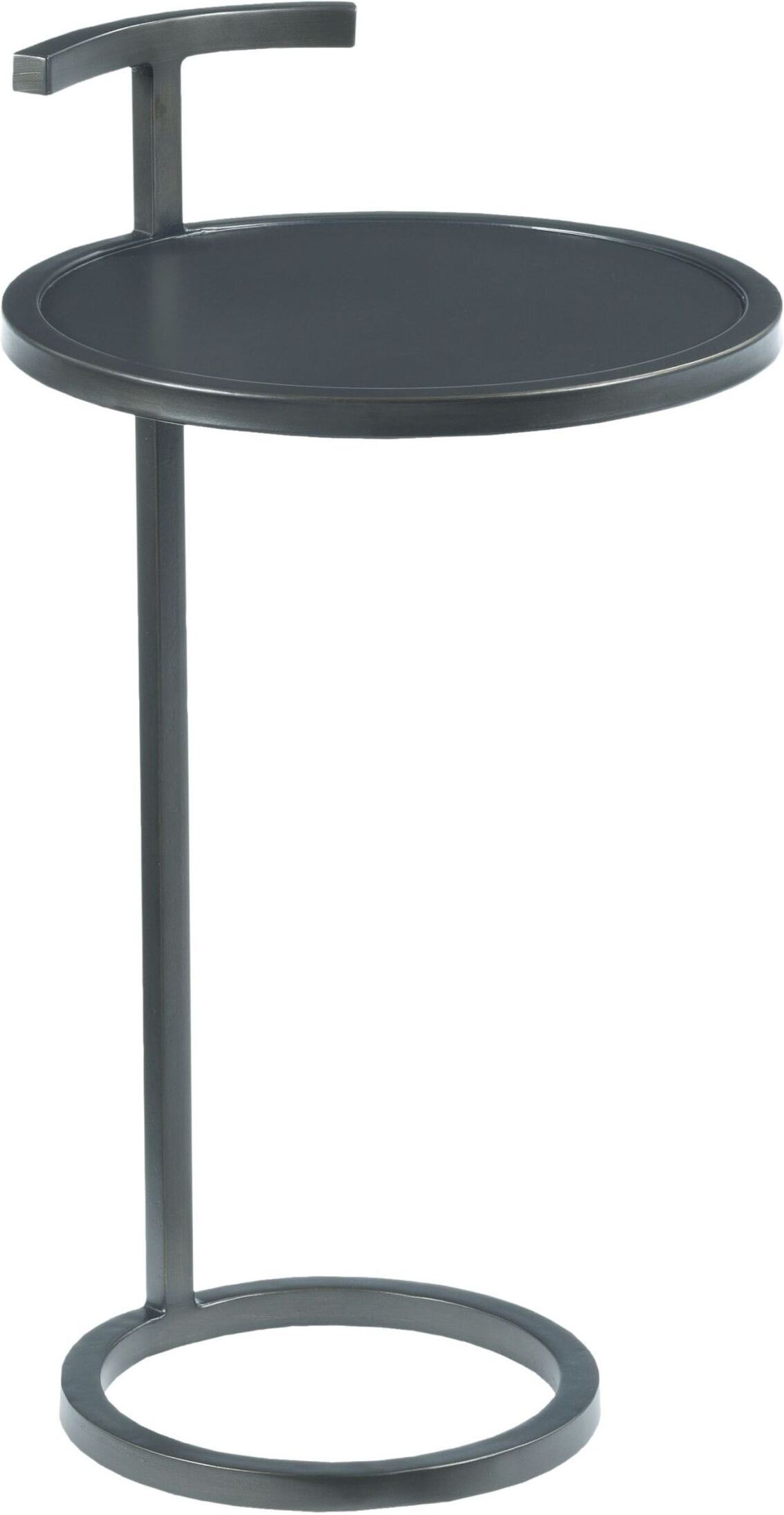 Hidden Treasures Gray Round Accent Table by Hammary 1StopBedrooms