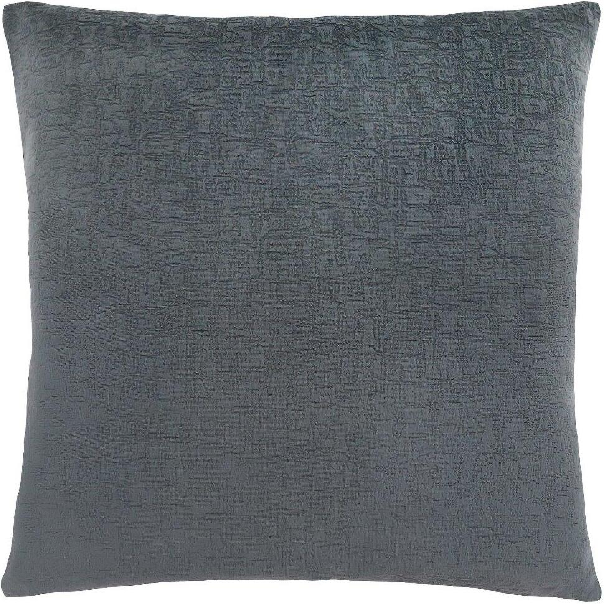 Velvet Grey Throw Pillow Cover, 18 X 18 Inches Decorative Throw