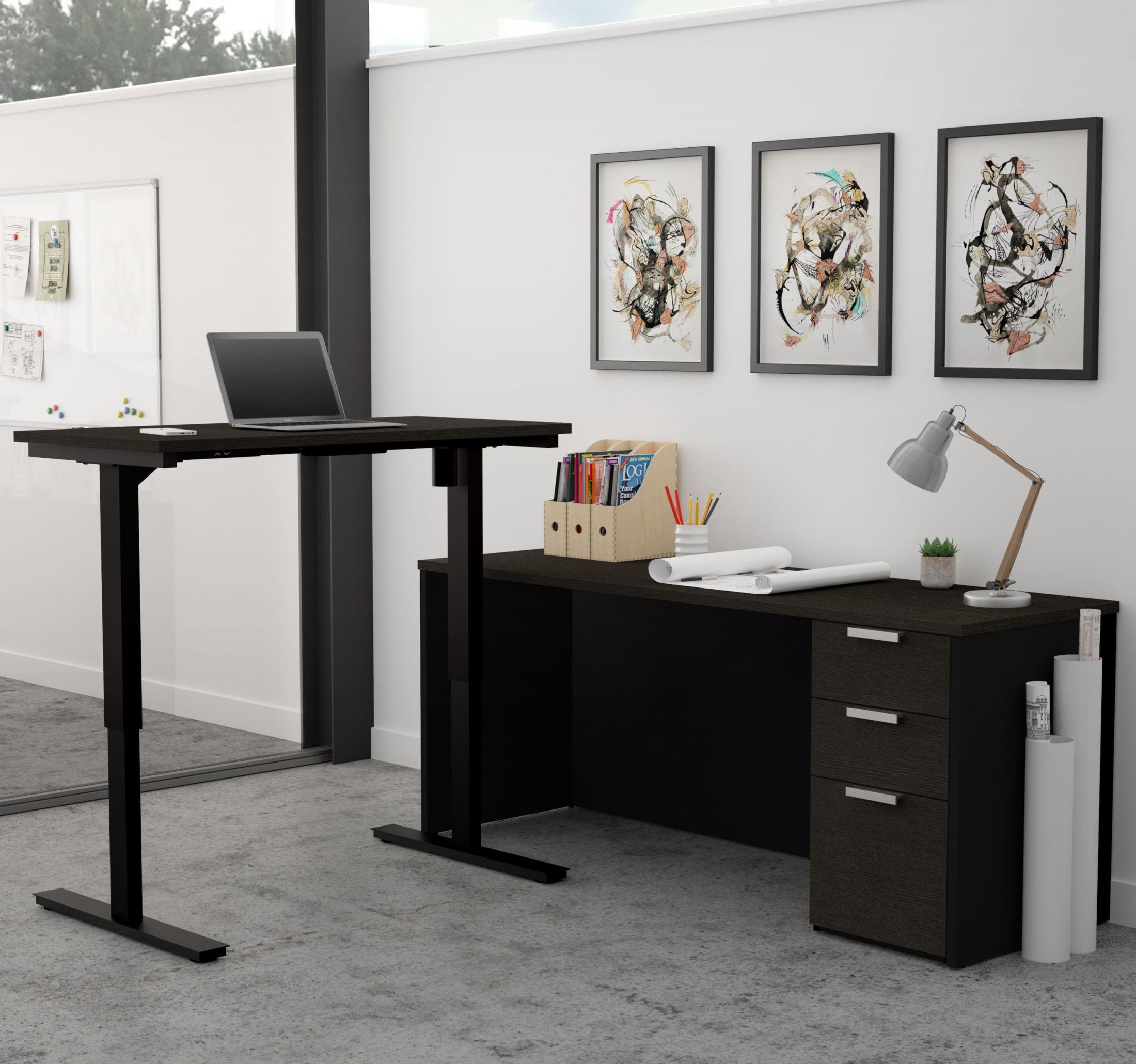 Bestar electric clearance height adjustable table