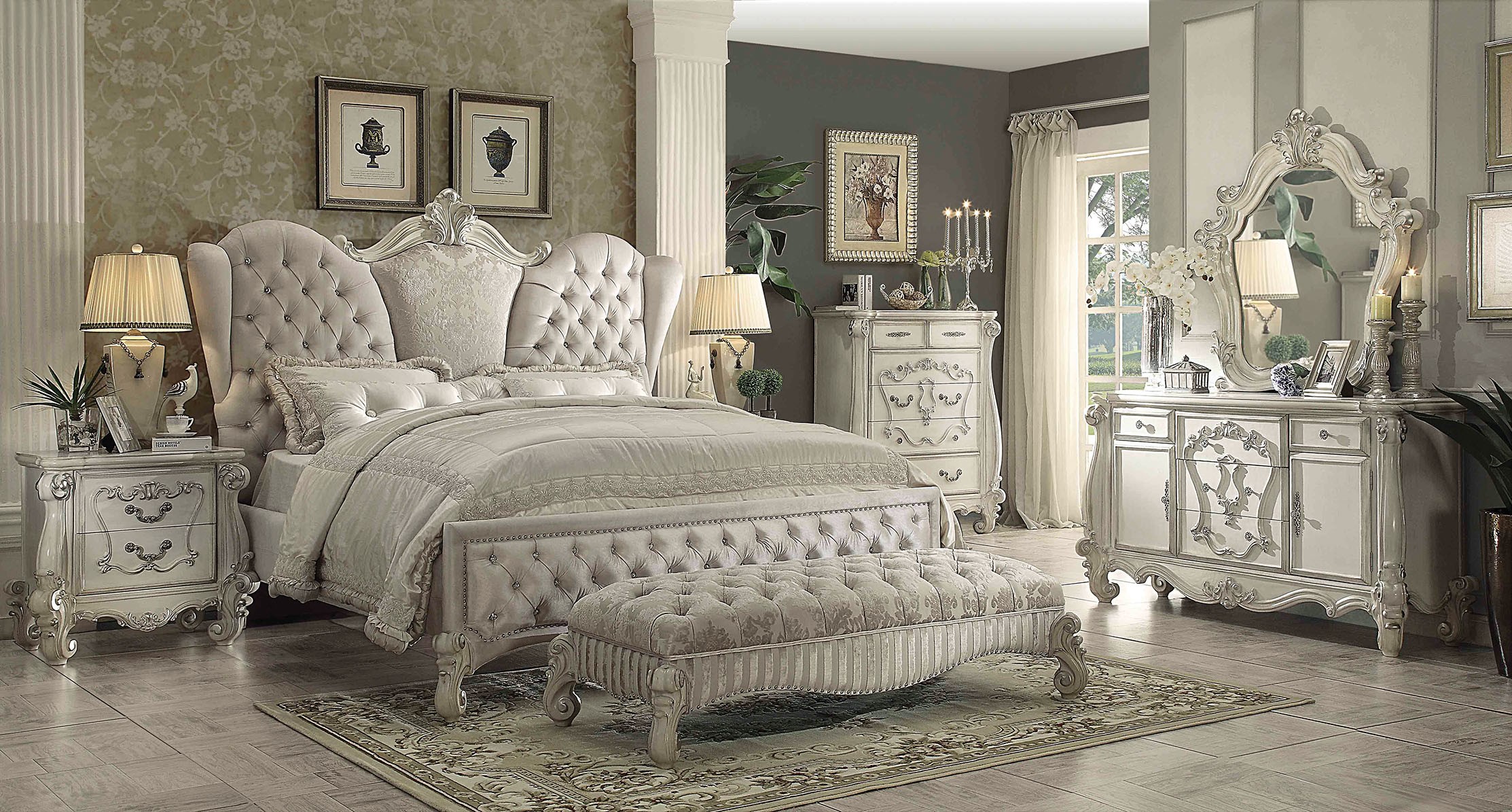 acme furniture versailles bedroom set