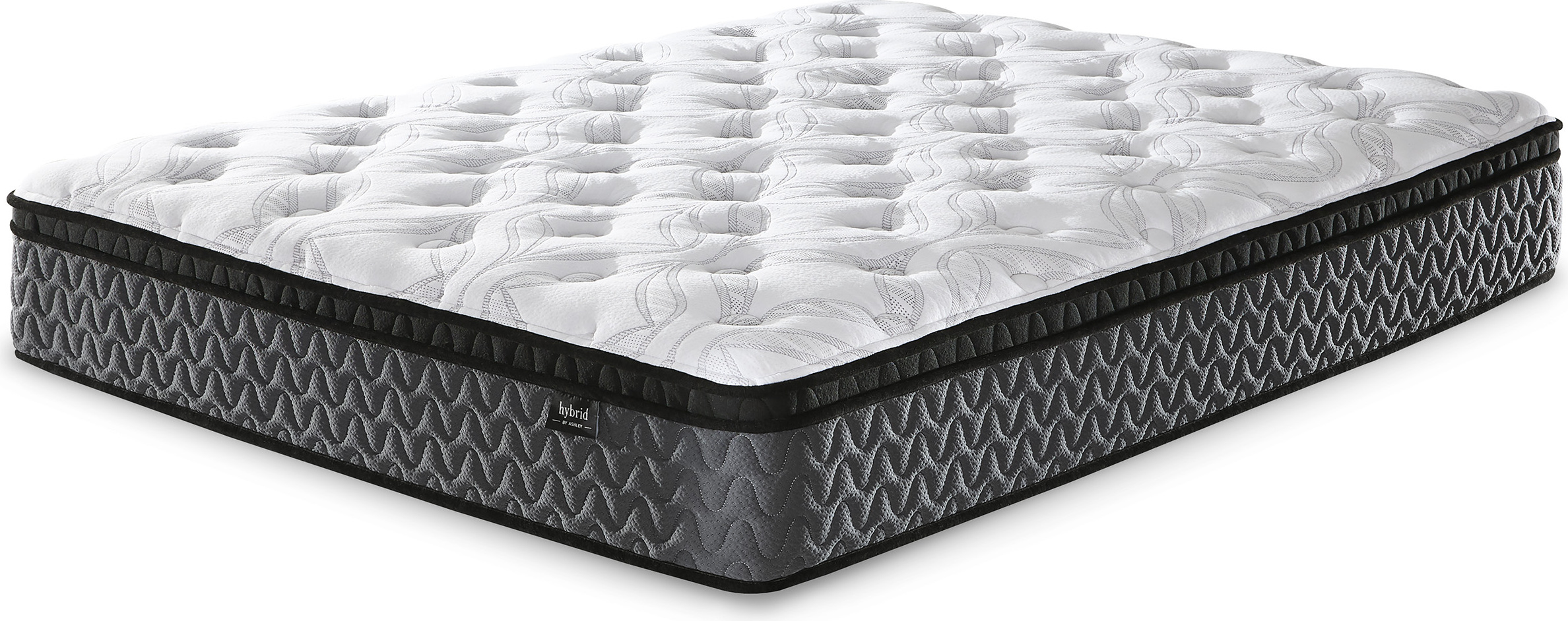 12 Inch Pocketed Hybrid White Mattress by Ashley Furniture | 1StopBedrooms