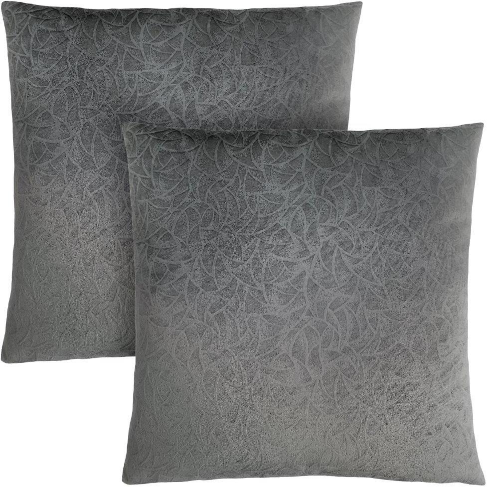 Monarch Specialties 18 x 18 Abstract Dot Pillow, Set of 2 - Brown