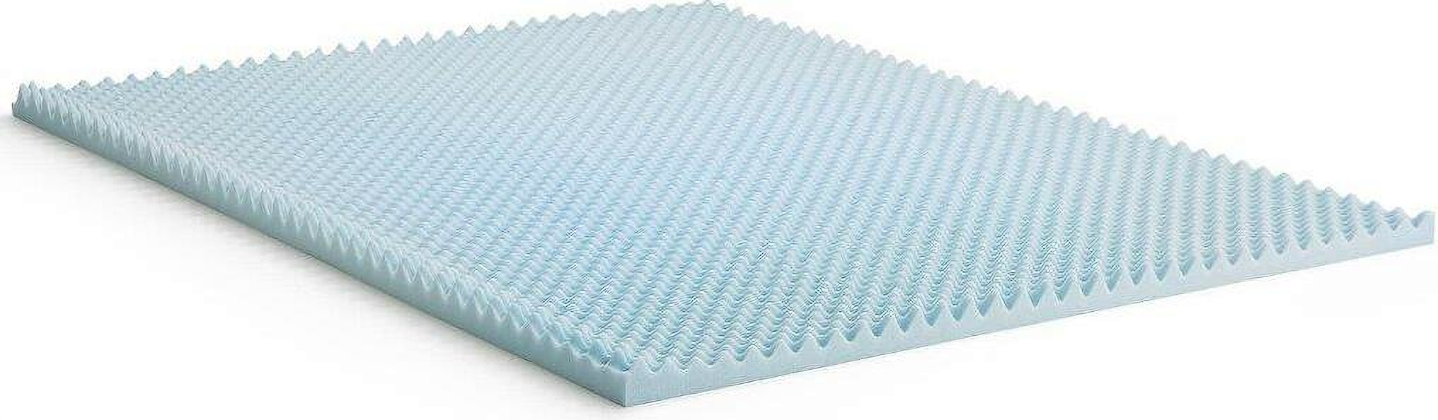 Weekender 2 Convoluted Gel Memory Foam Topper - Queen