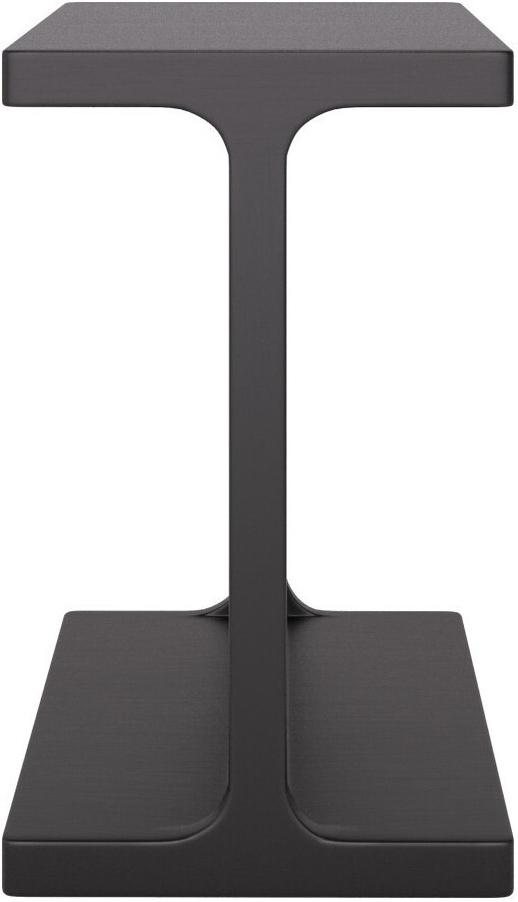 20 Inch Solid Wood Pedestal End Table In Black by Homeroots | 1StopBedrooms