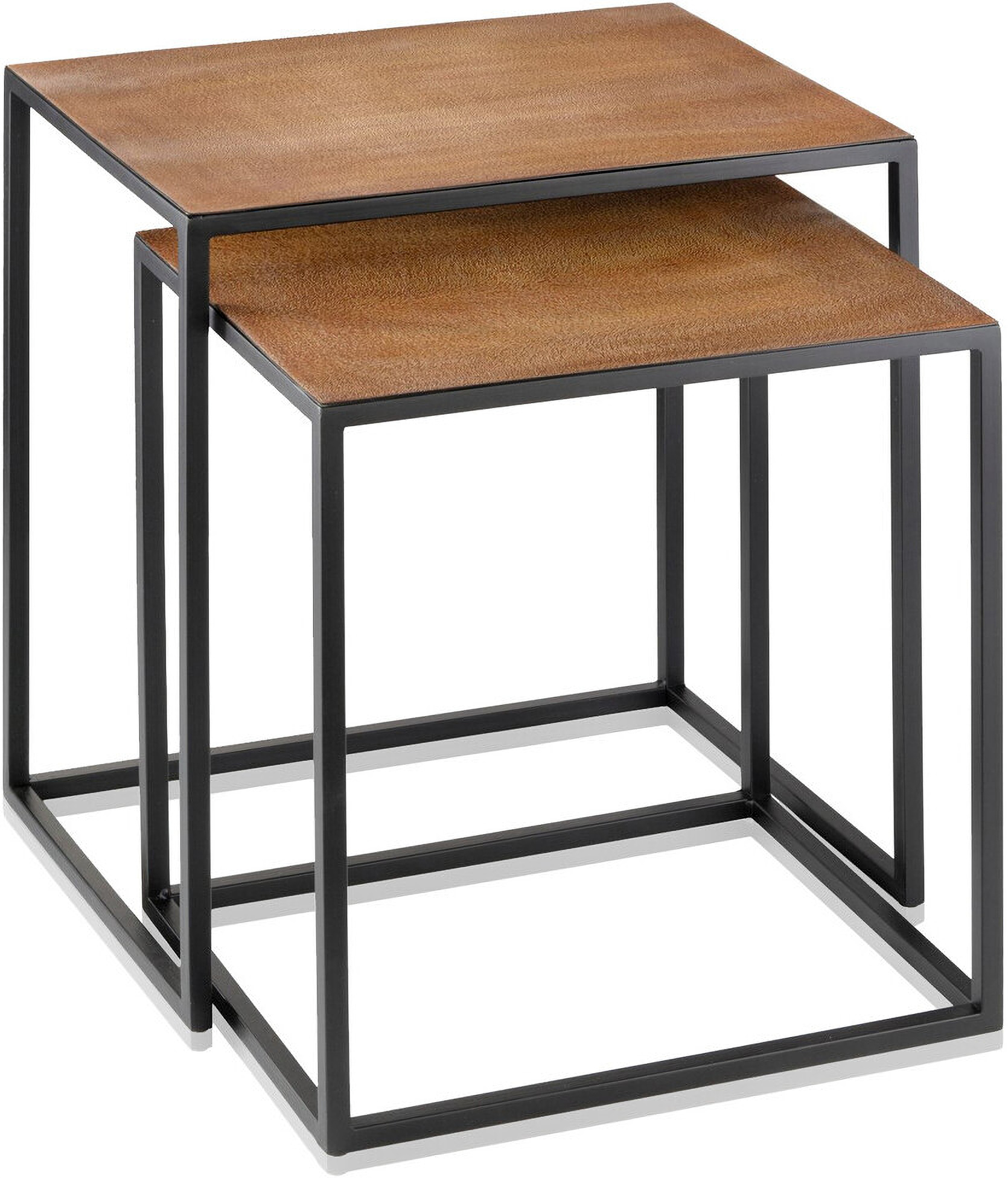 22 Inch Resin End Table In Black and Brown by Homeroots | 1StopBedrooms