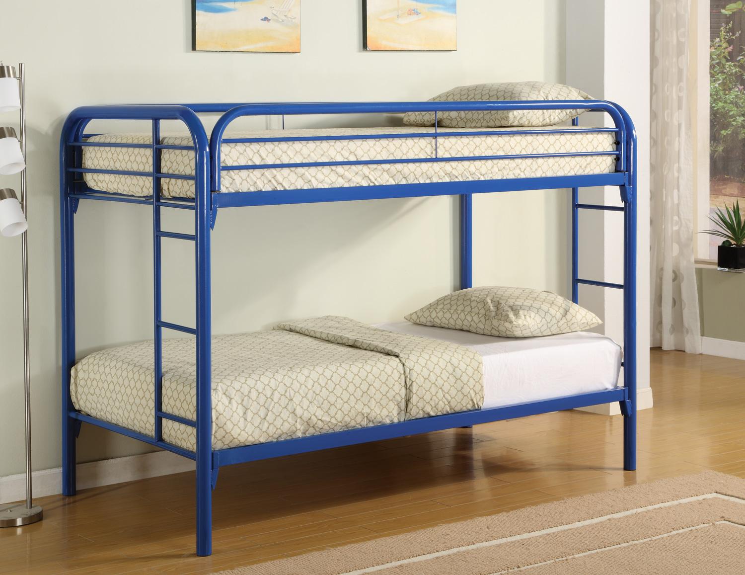 small metal bunk beds