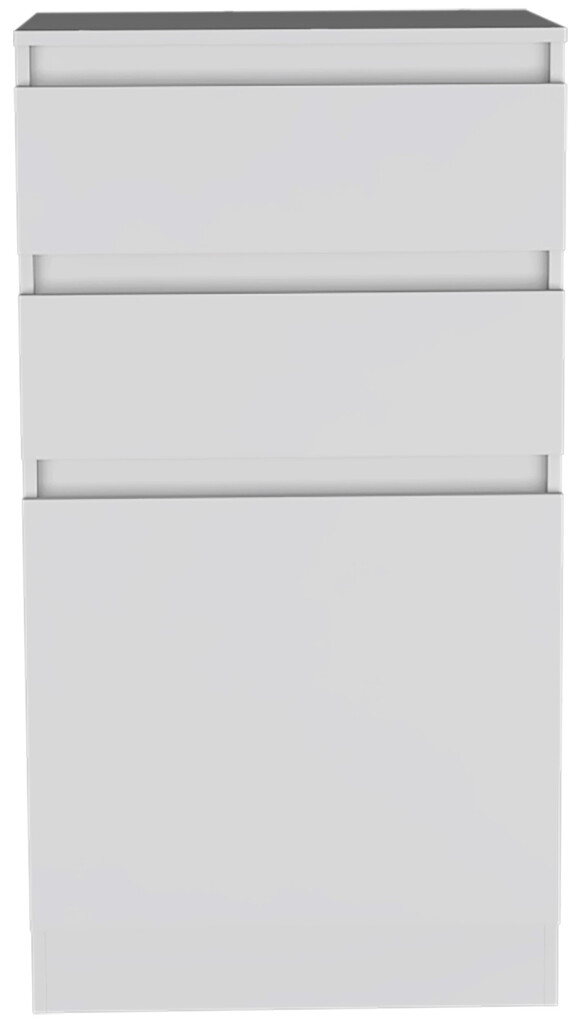 23 Inch Two Drawer Standard Chest In White by Homeroots | 1StopBedrooms
