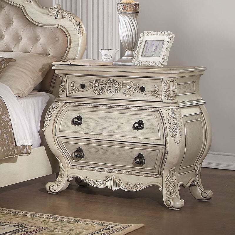 Ragenardus Nightstand (Antique White) 1StopBedrooms