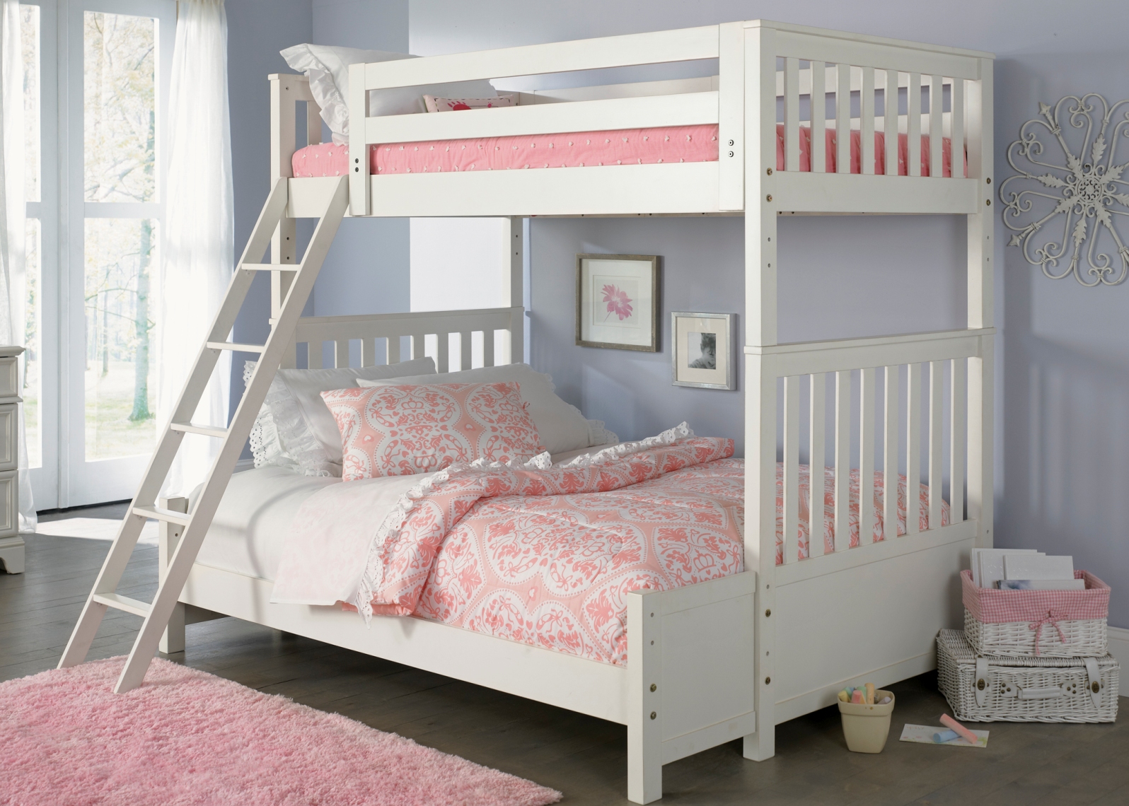 Liberty Furniture Arielle Twin Over Full Bunk Bed In Antique Liberty Furniture Arielle Twin Over Full Bunk Bed In Antique White 352 Br07