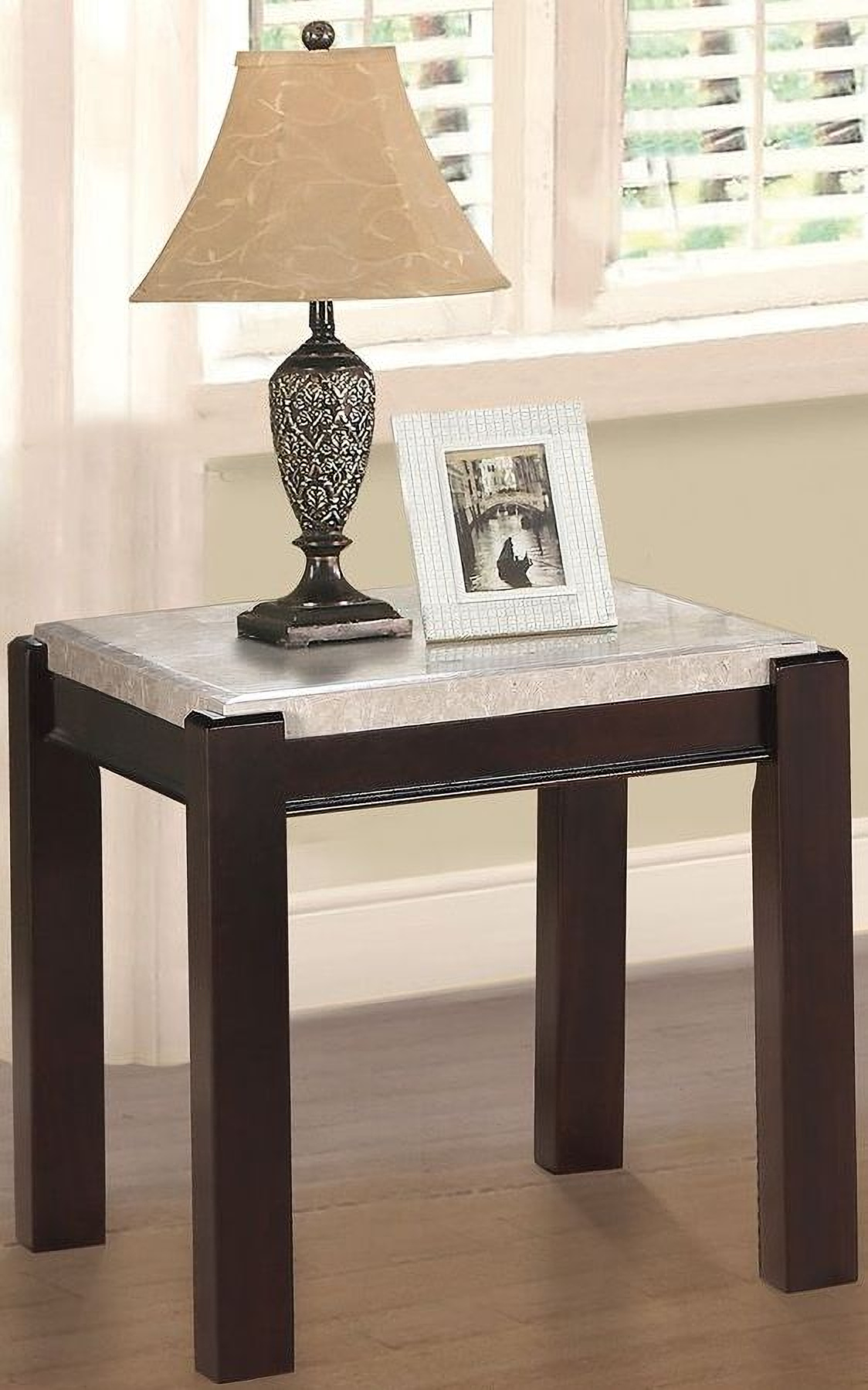 Homelegance Liatris 26 Round End Table Brown Homelegance Liatris 26 Round End Table Brown