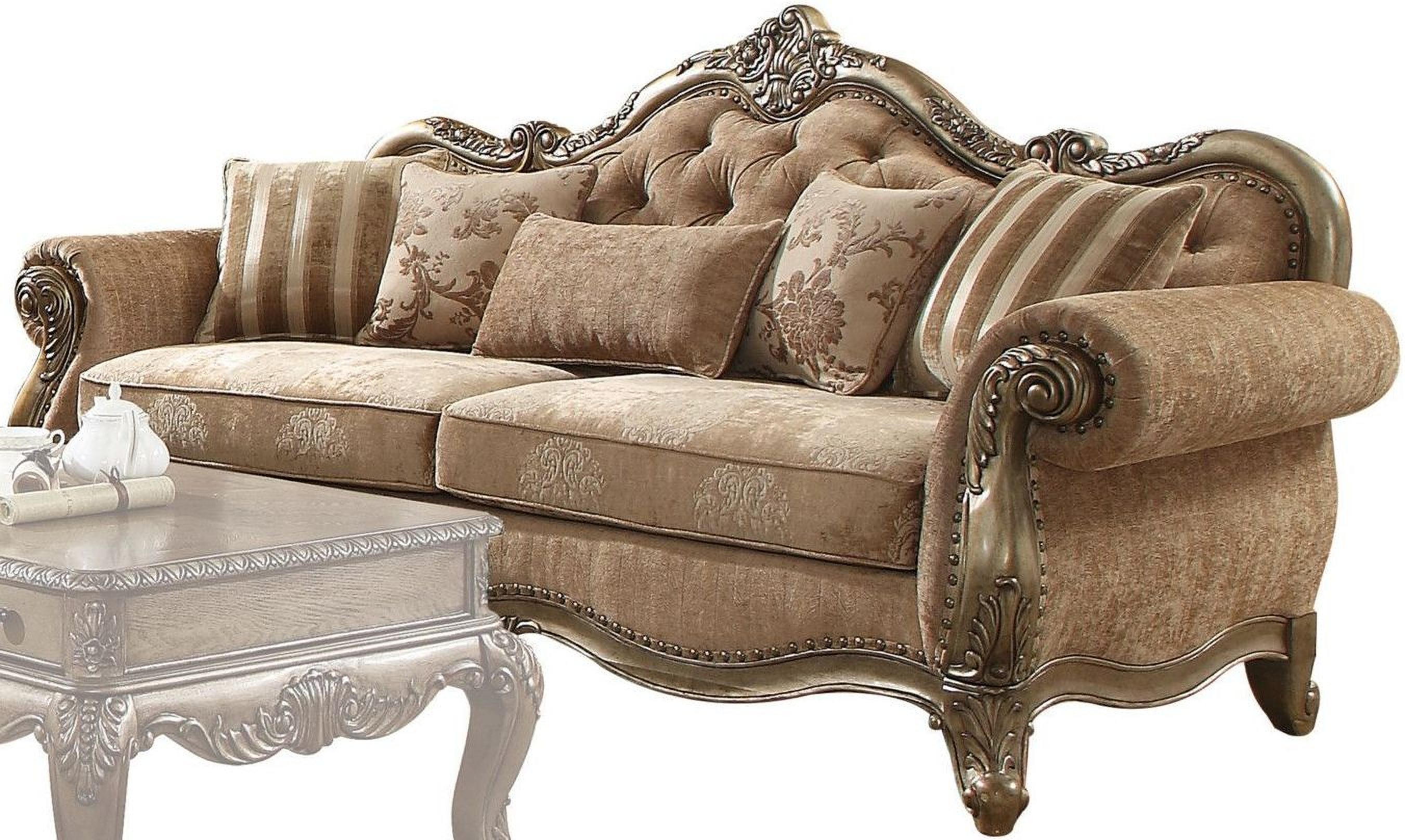 Ragenardus Vintage Oak Sofa by ACME | 1StopBedrooms