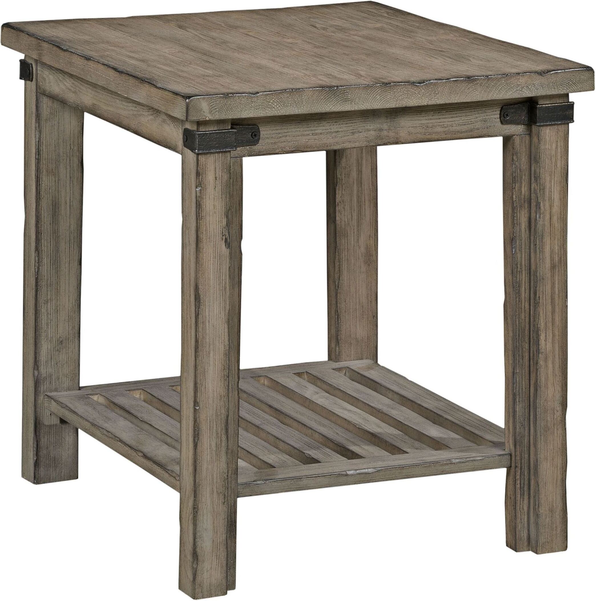 Foundry Driftwood End Table by Kincaid 1StopBedrooms