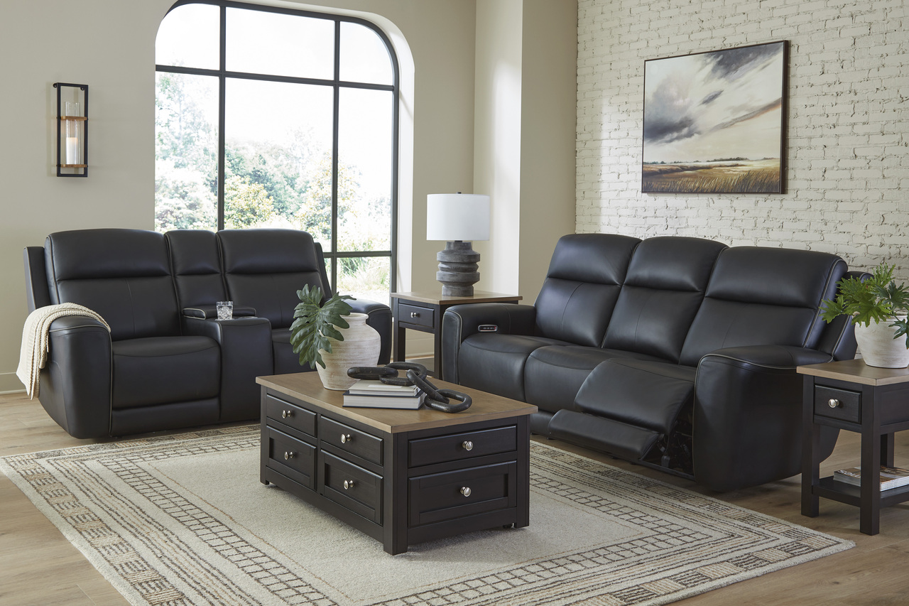 5Z-Dreamlight Power Reclining Living Room Set In Onyx by Ashley