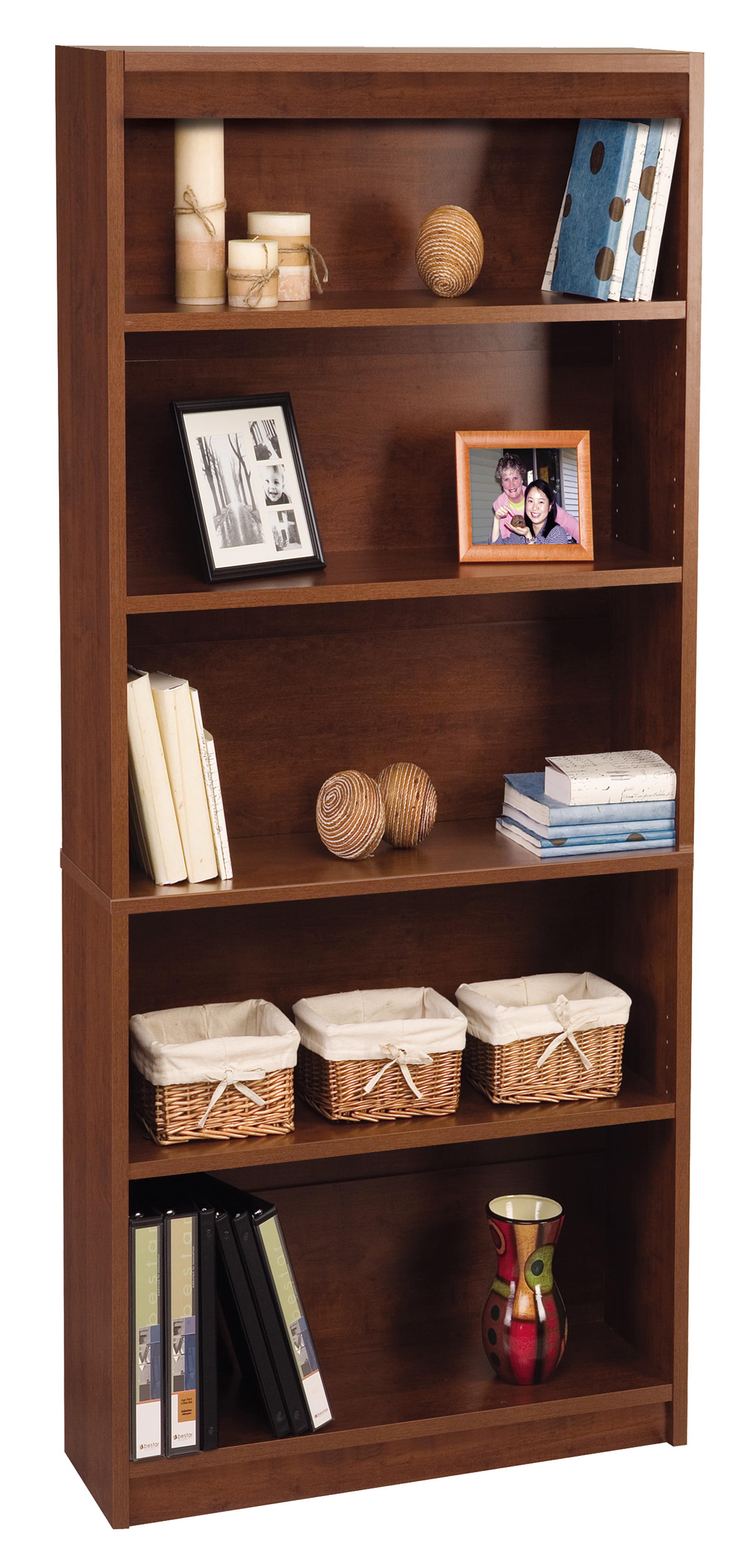 Bestar Tuscany Brown Standard Bookcase Tuscany Collection 1 Reviews