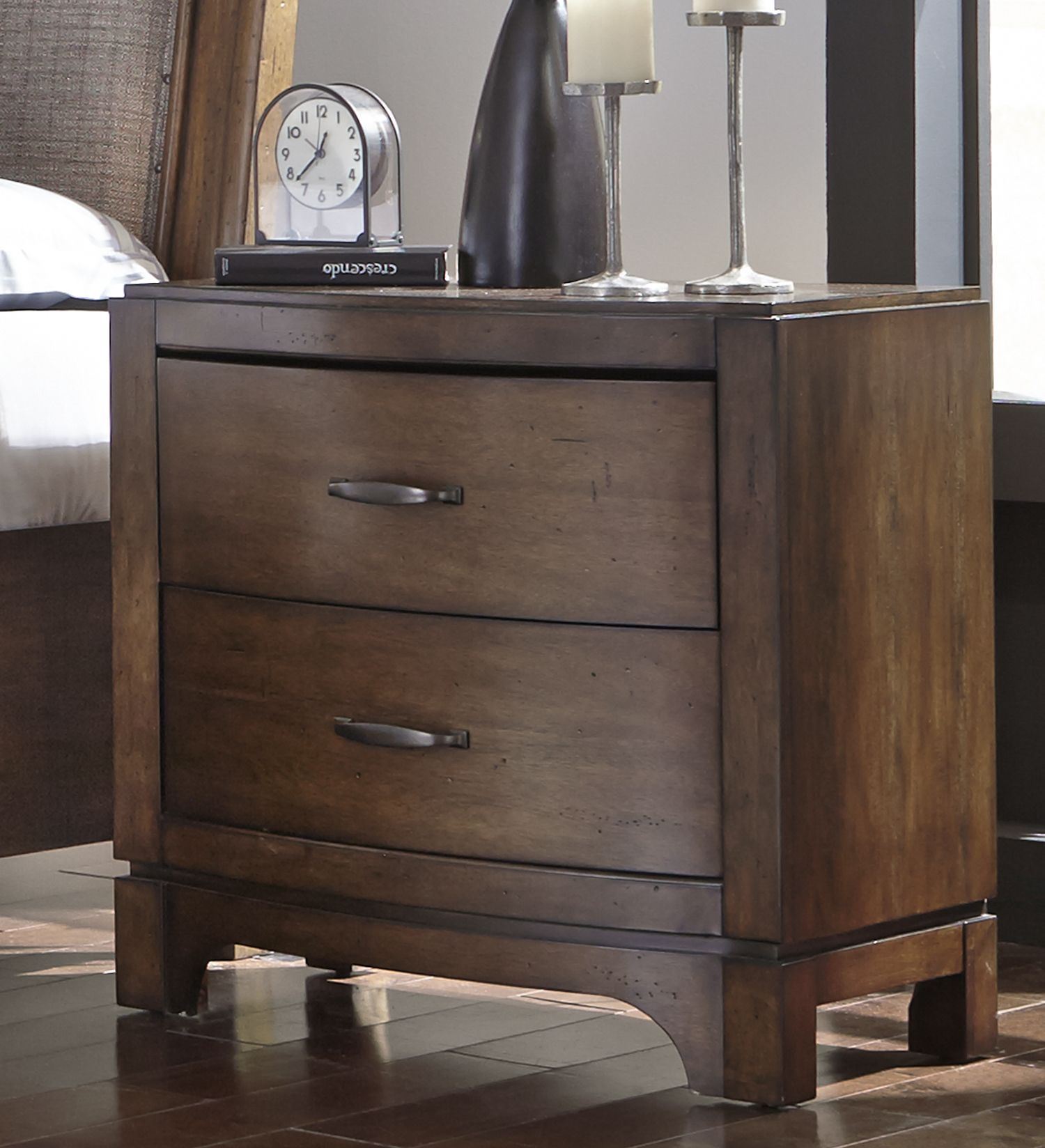 Liberty Avalon III Pebble Brown Nightstand Avalon Collection 3