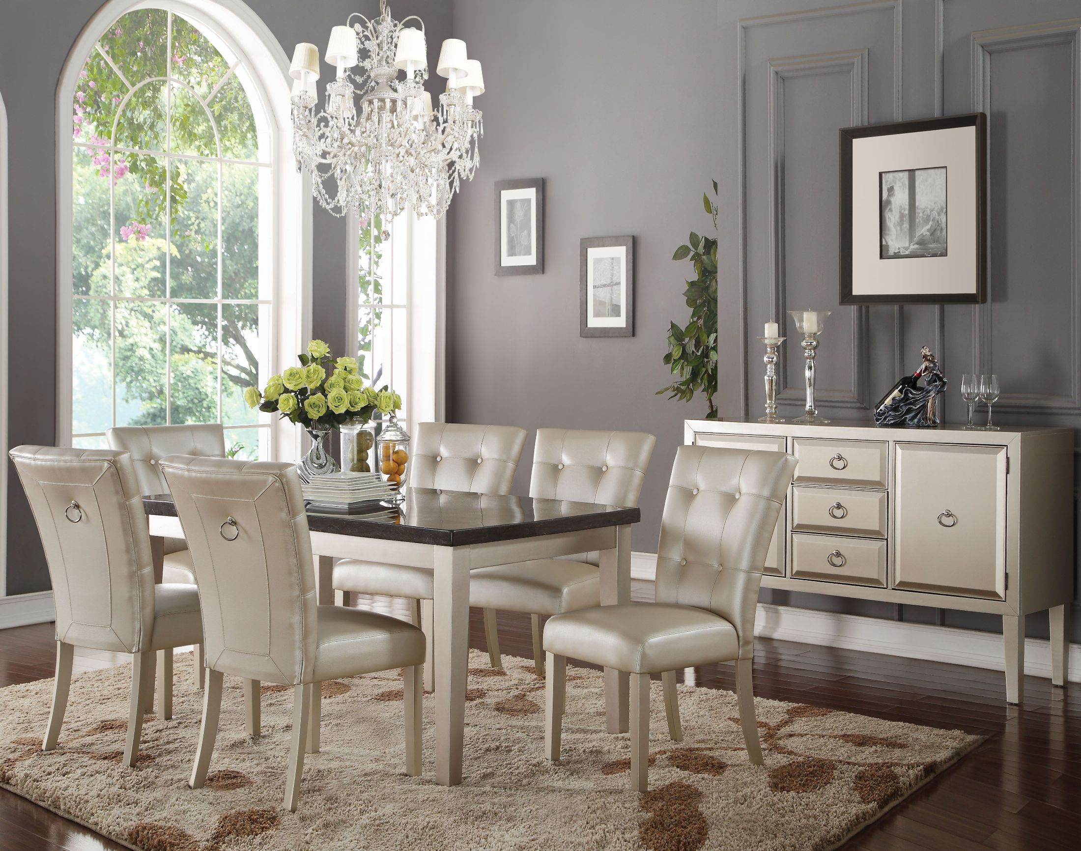 platinum dining room set