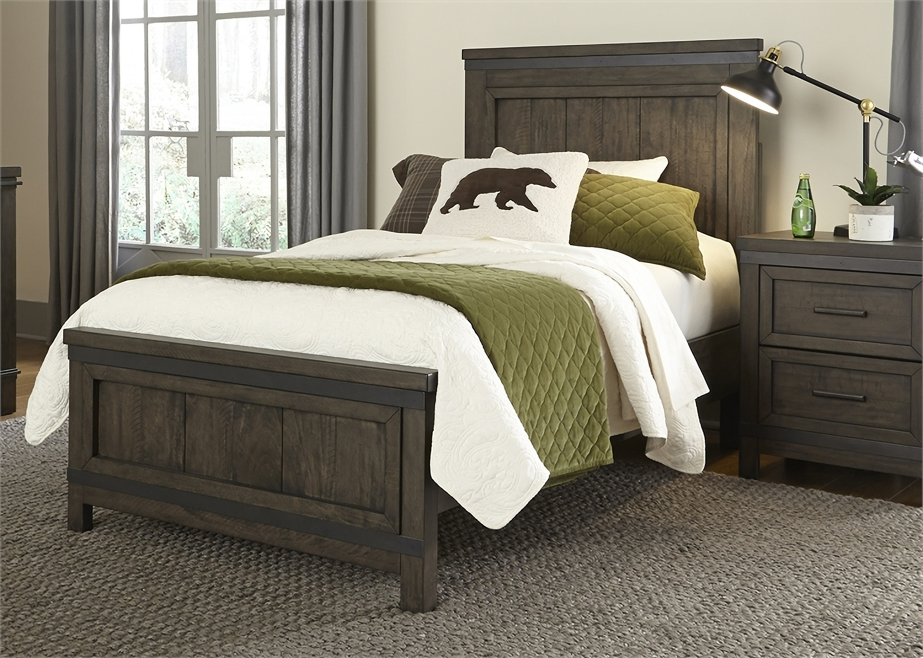 Thornwood Gray Panel Bedroom Set by Liberty 1StopBedrooms