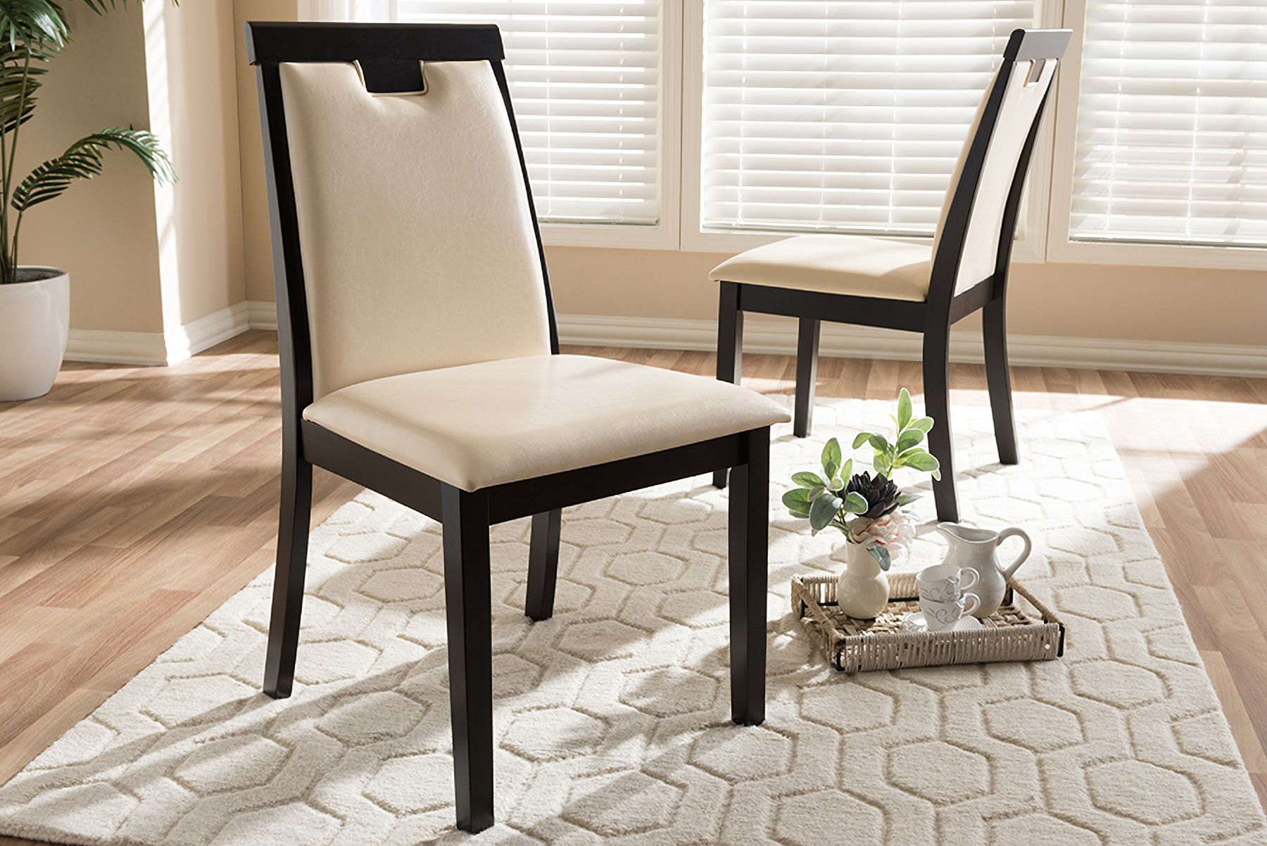 Evelin solid discount wood dining set