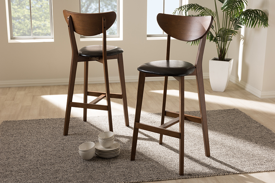 Baxton studio deals swivel bar stool