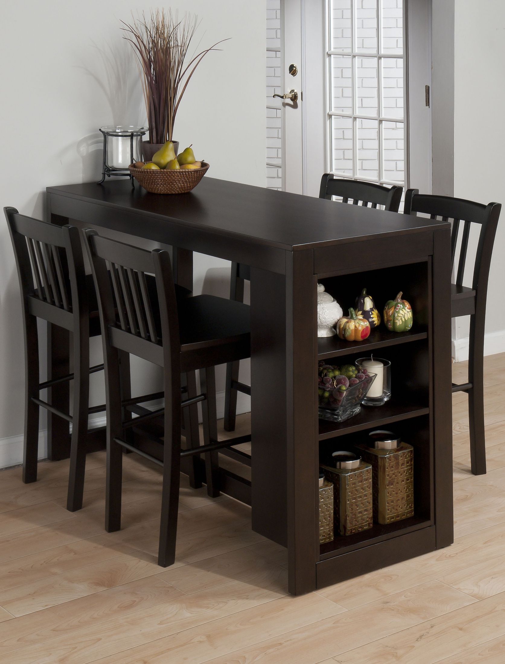Tribeca Merlot Counter Height Dining Room Set by Jofran | 1StopBedrooms