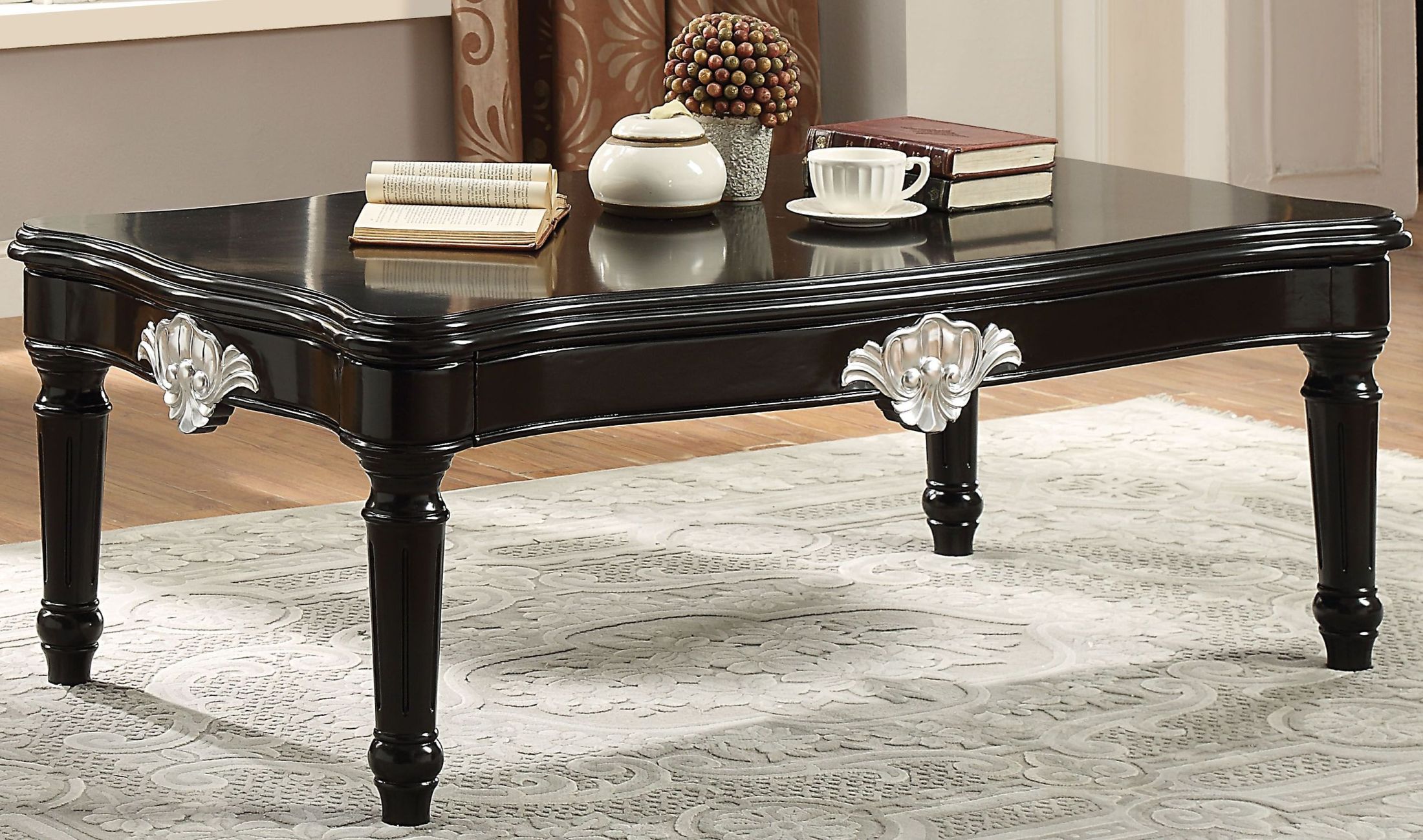 Ernestine Black Coffee Table by ACME | 1StopBedrooms