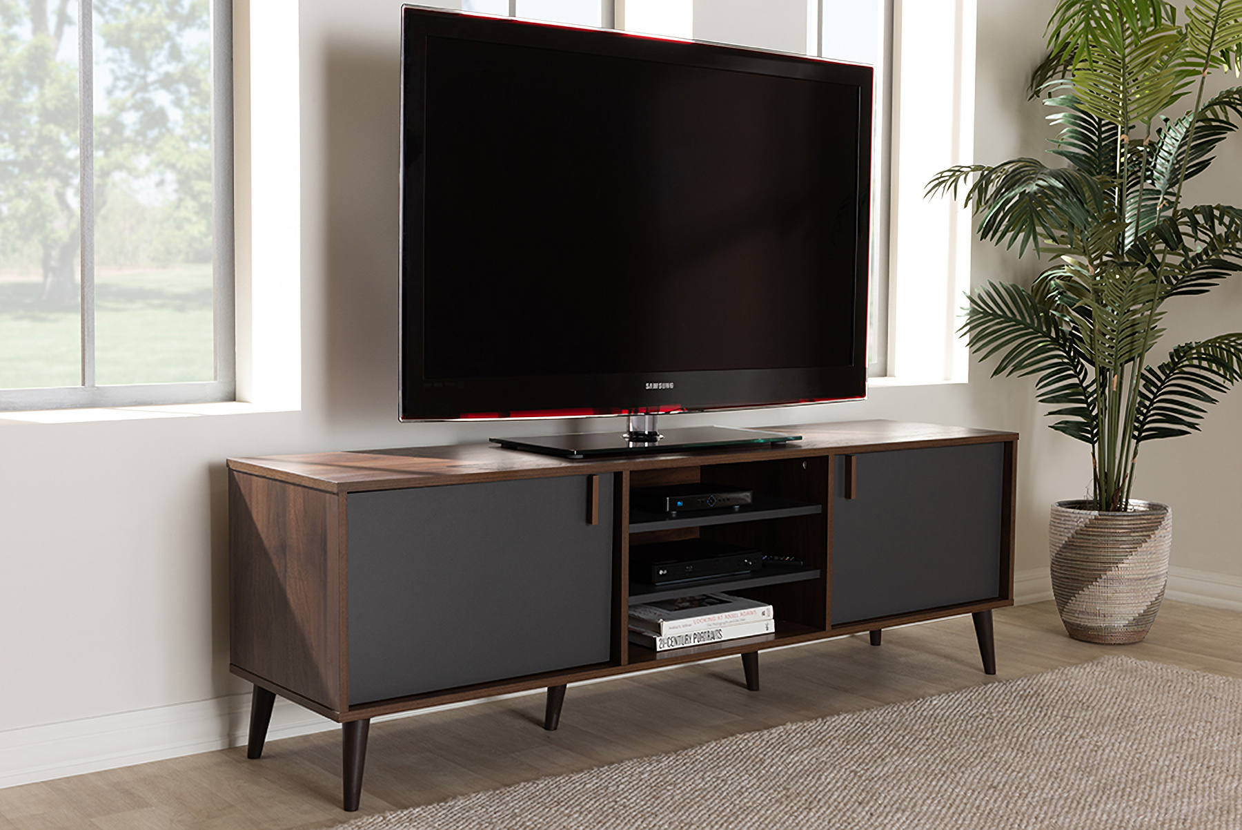 Baxton studio deals haversham tv stand