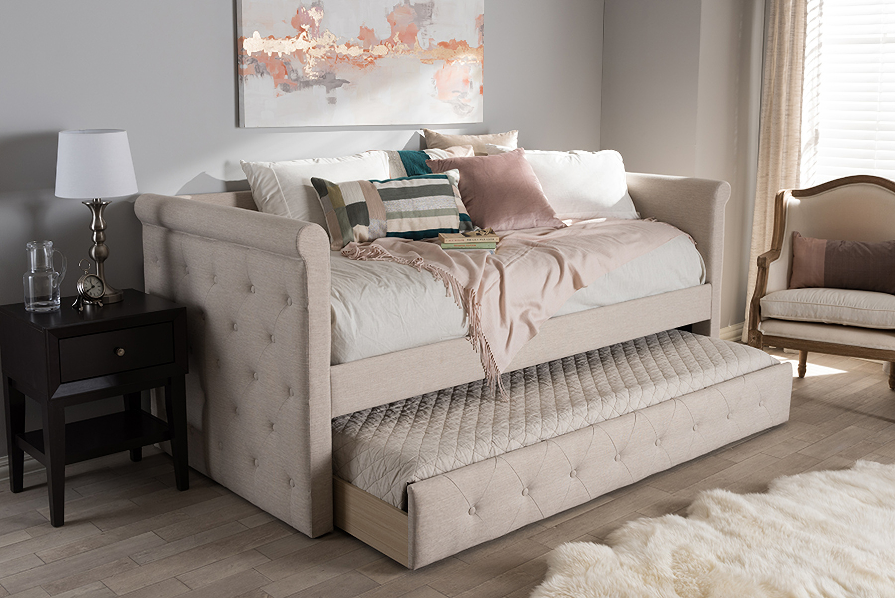 Contemporary trundle deals beds