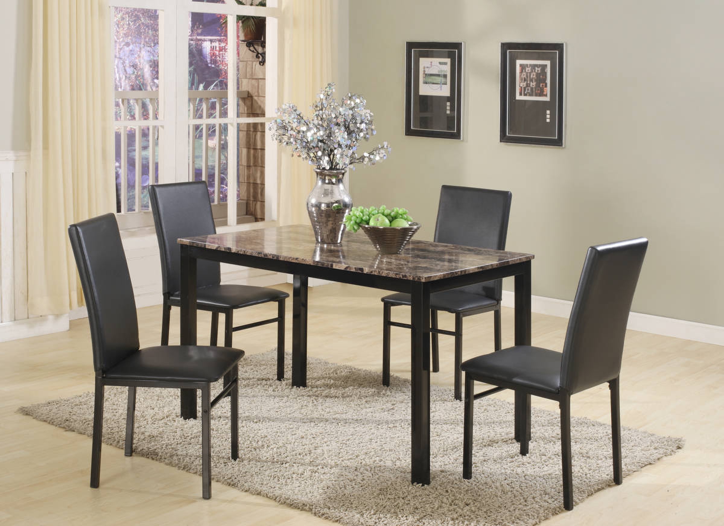 Crown Mark Aiden 5 Piece Dinette Set | 1StopBedrooms