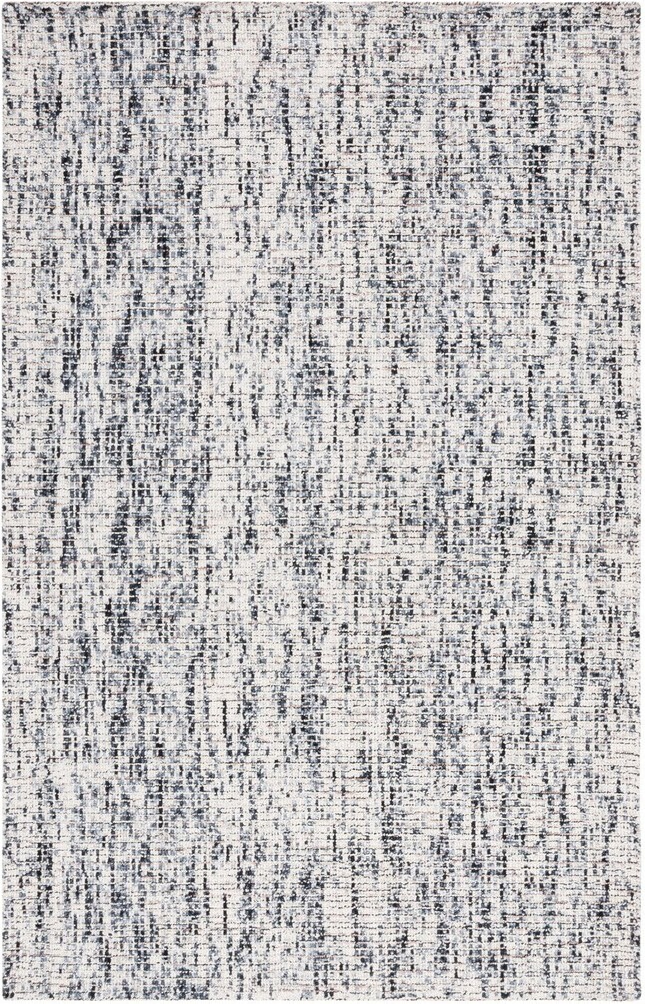 Abstract Hand Tufted Black and Beige 9' x 12' Large Rectangle Rugs by ...