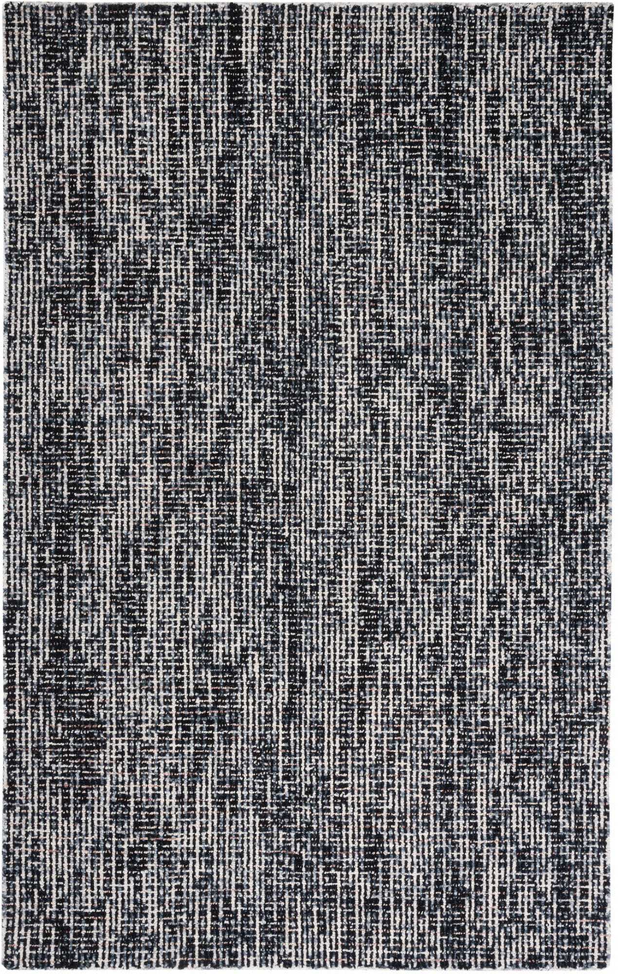 Abstract Hand Tufted Black and Grey 8' x 10' Large Rectangle Rugs by ...