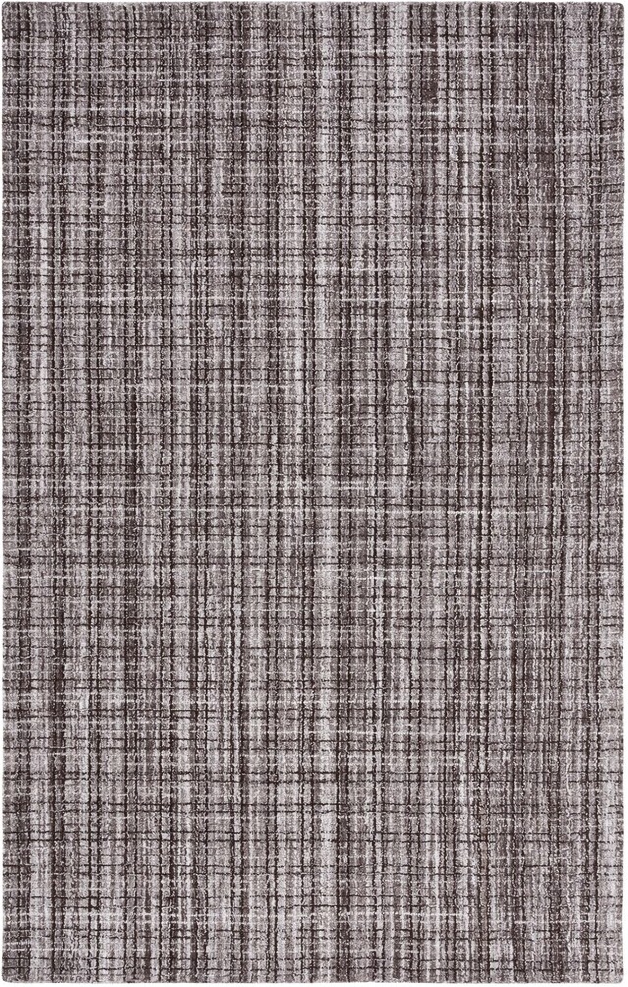 Abstract Hand Tufted Brown and Grey 9' x 12' Large Rectangle Rugs by ...