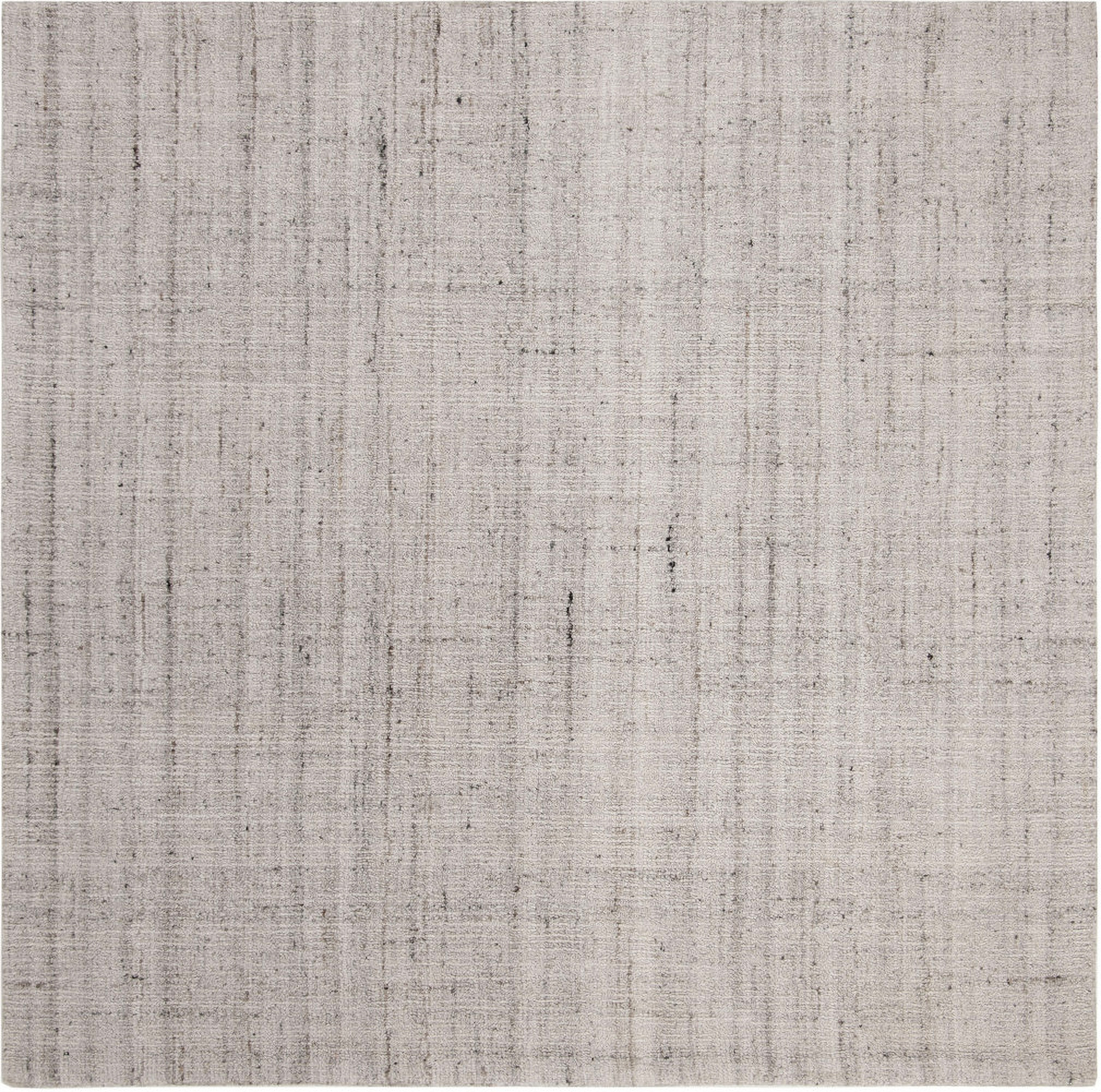 Grey Square Rug Abstract Hand Tufted Light Grey 6' x 6' Square Rugs ABT141E-6SQ by ...