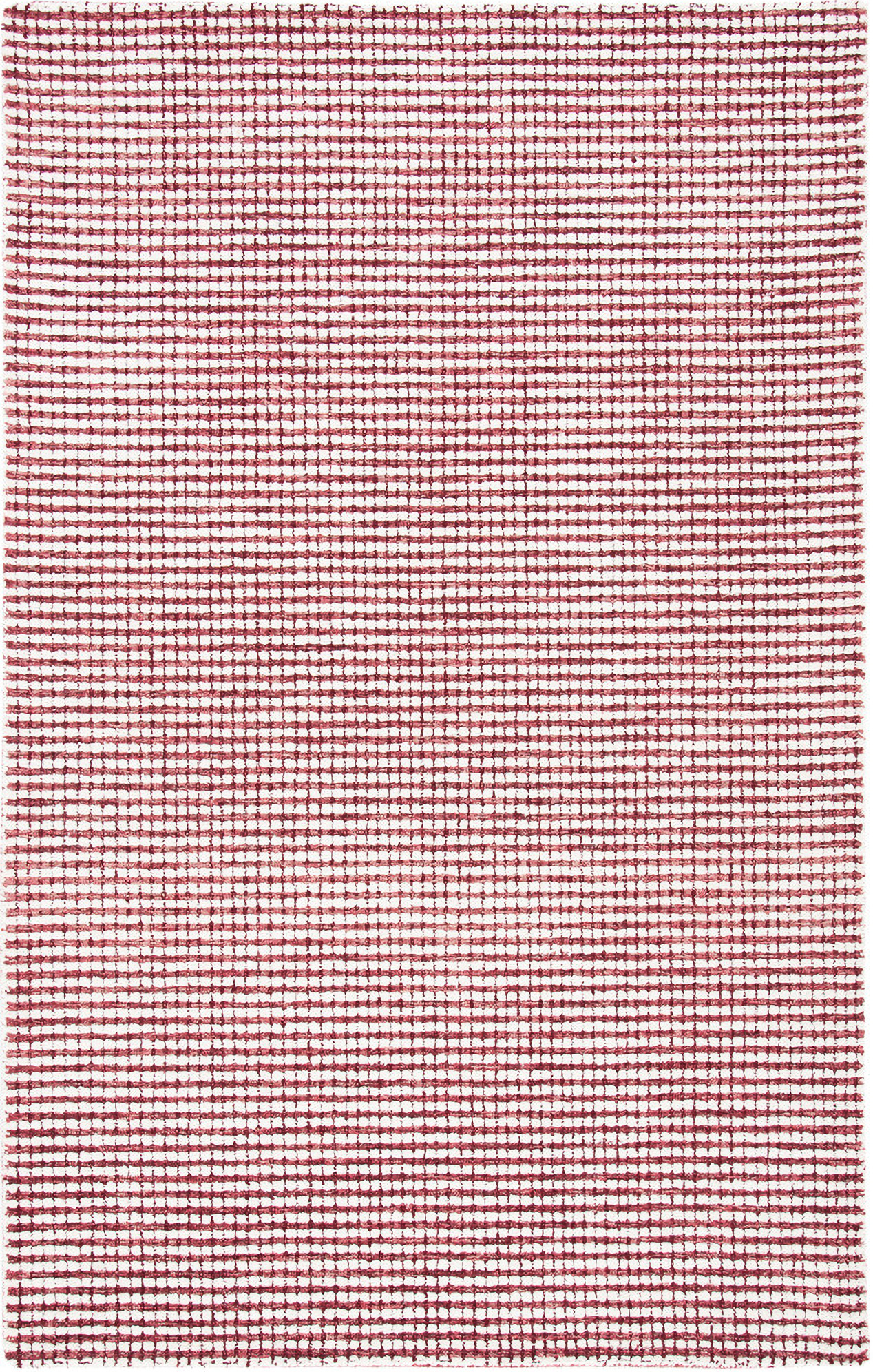 Abstract Hand Tufted Red and Ivory 8' x 10' Large Rectangle Rugs by ...
