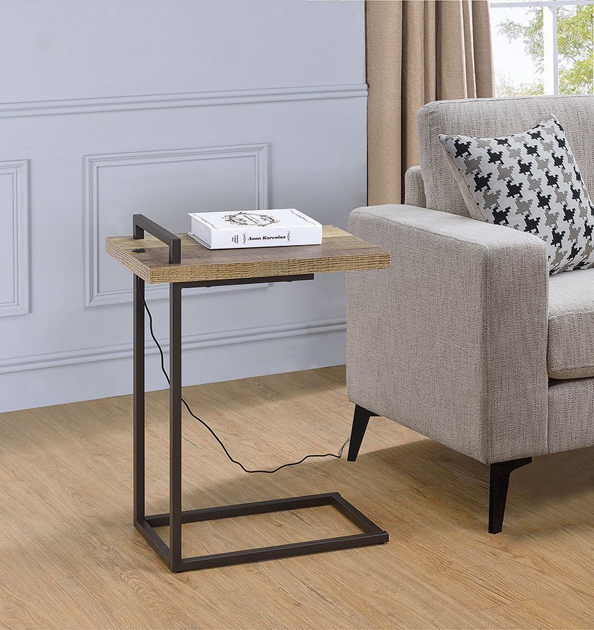 chair side tables with usb ports