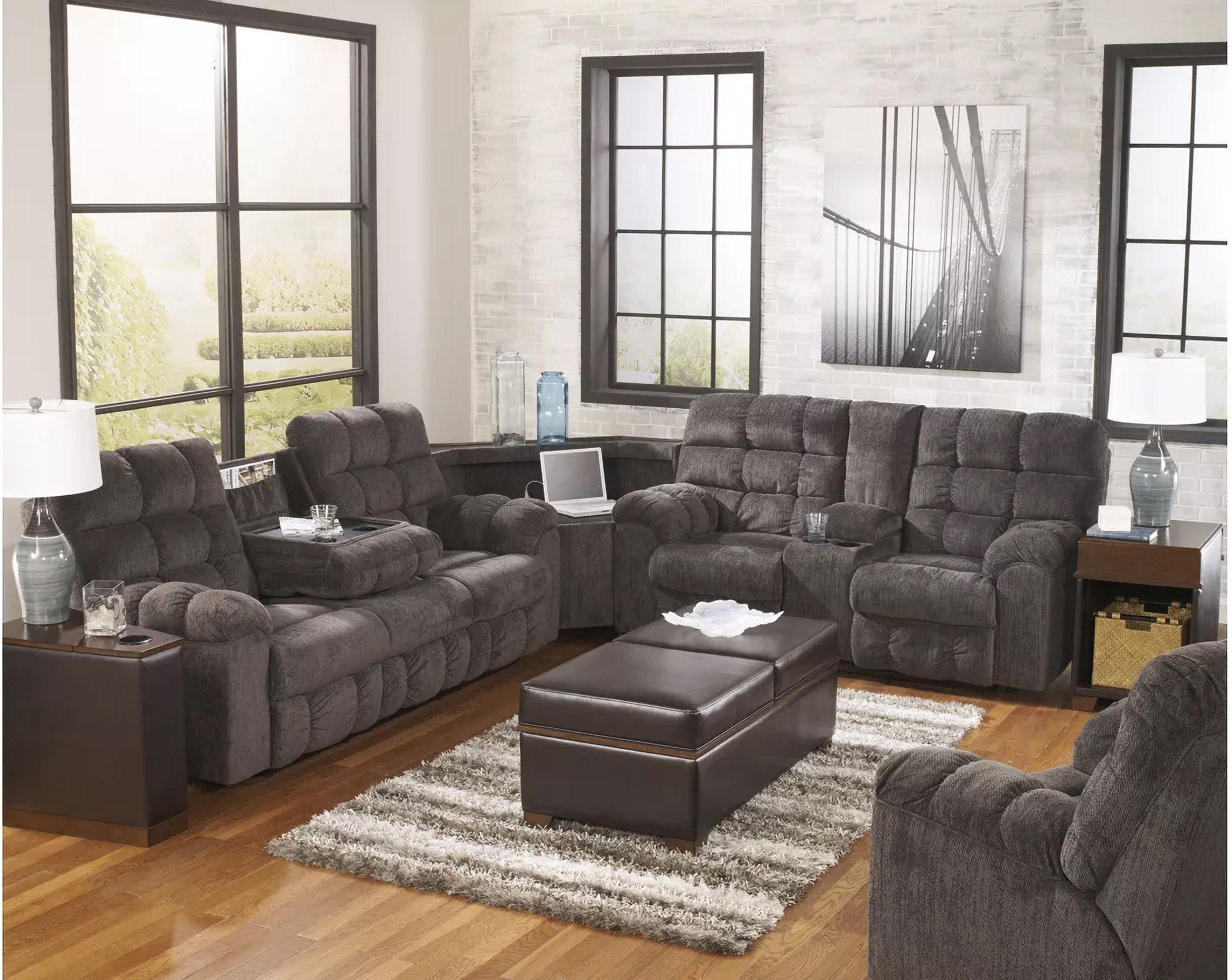 Large ashley deals sectional