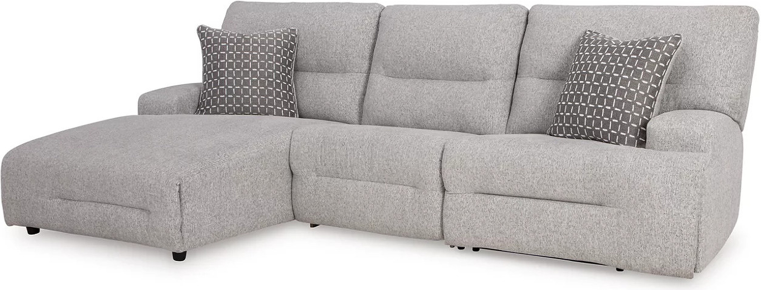 Acklen Place 3-Piece Power Reclining Sectional Sofa with Chaise