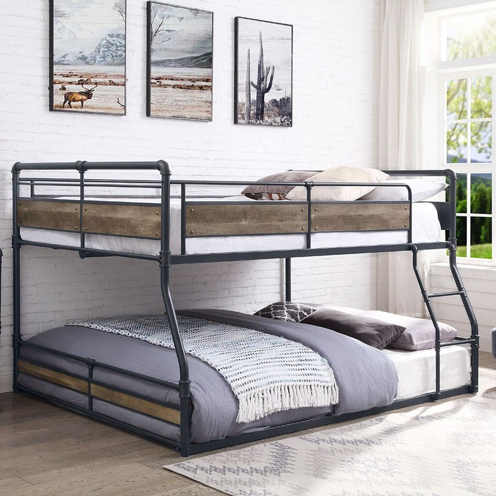 Acme limbra full xl store over queen bunk bed