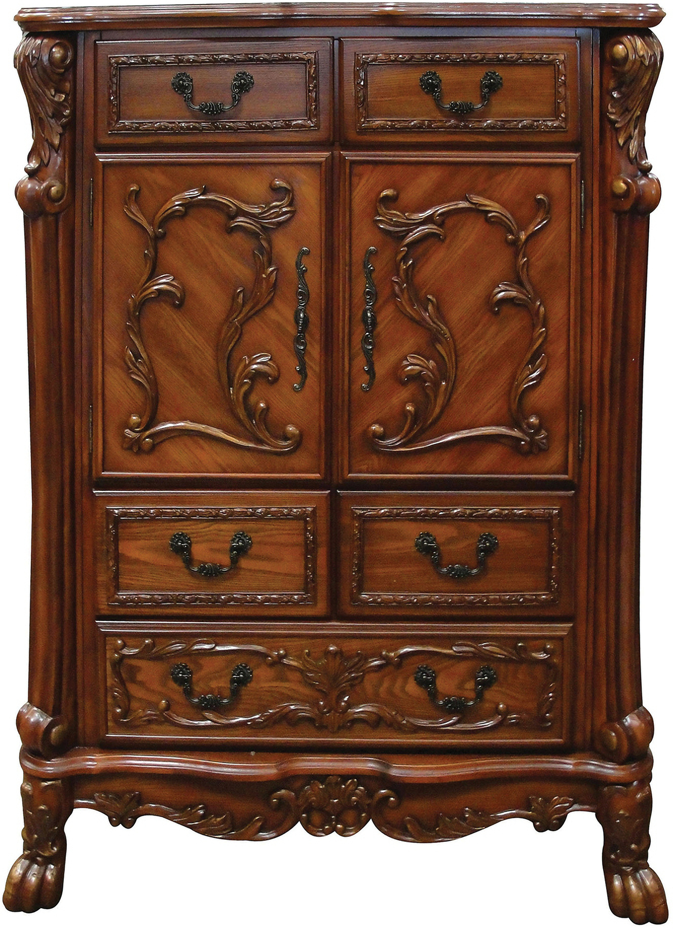 Acme Dresden Chest in Cherry Oak | 1StopBedrooms