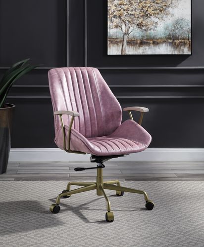 Luxe velvet dusty best sale rose swivel desk chair