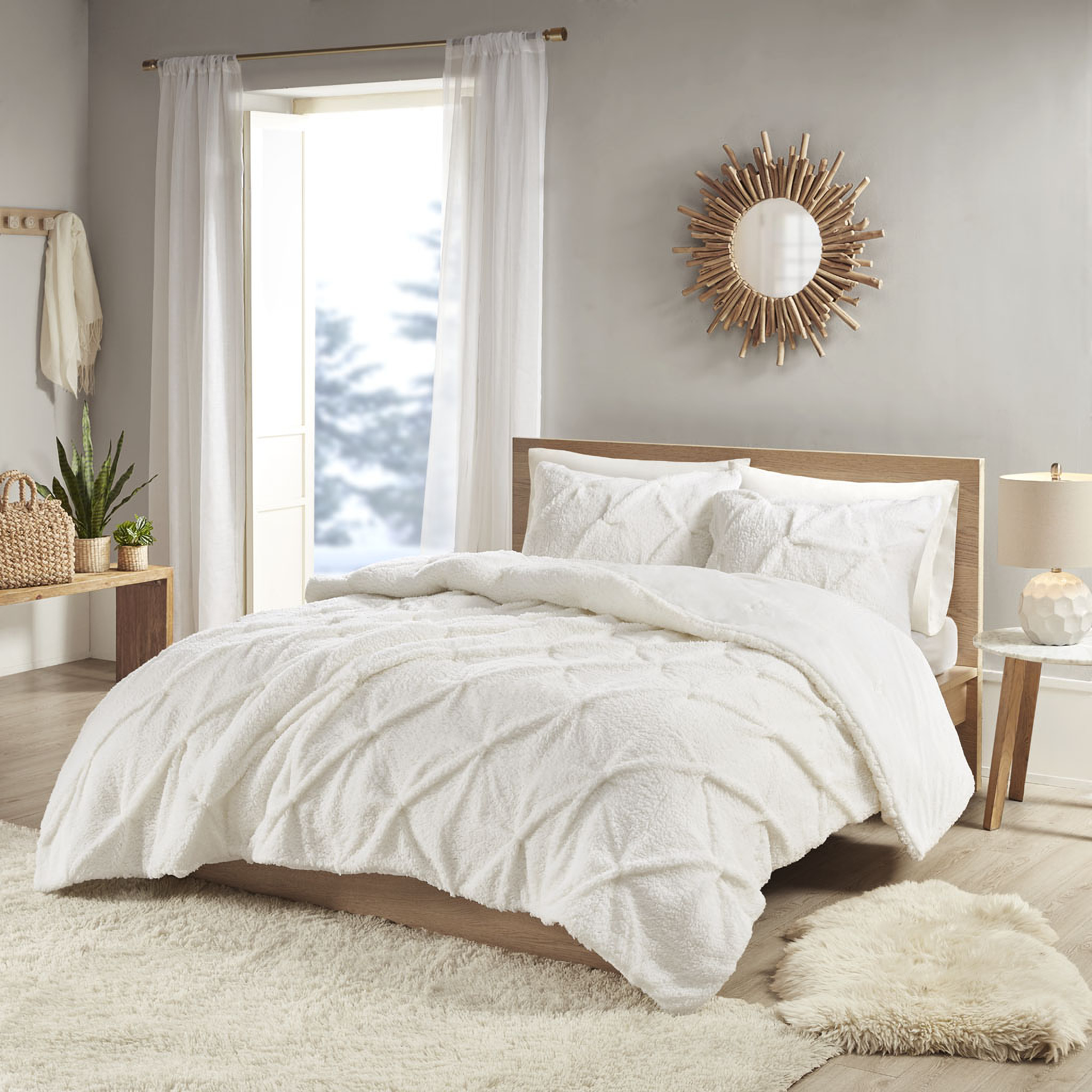 Sherpa best sale king comforter