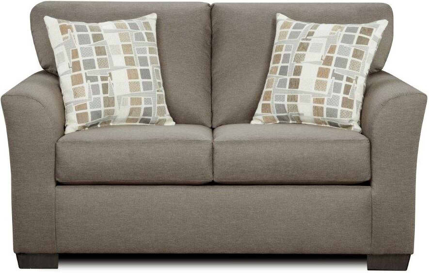 Addison Taupe Loveseat by Neo Living | 1StopBedrooms