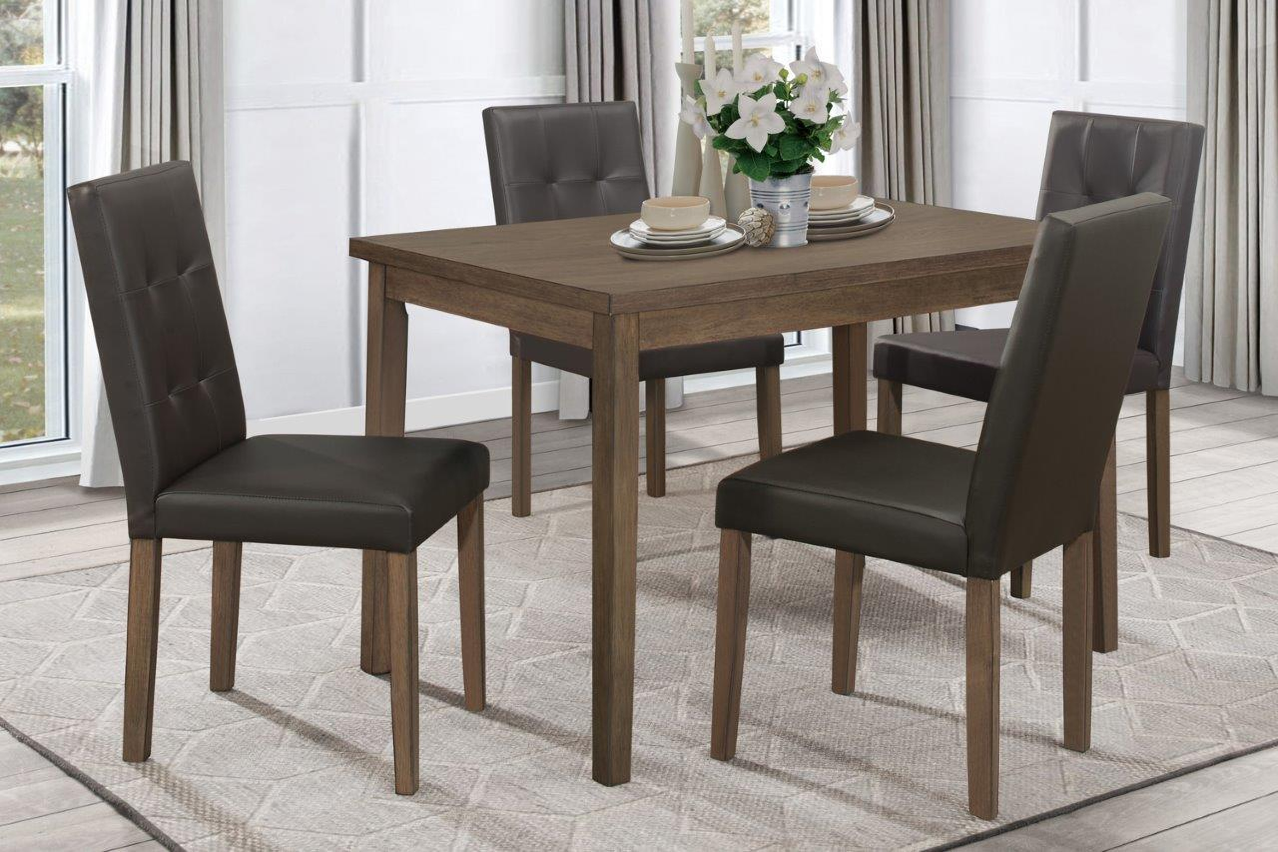 Ahmet Walnut Dining Room Set by Homelegance | 1StopBedrooms