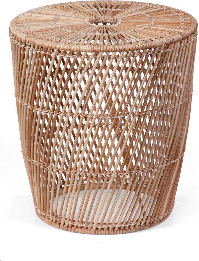 Aleyna Natural Round End Table 1StopBedrooms