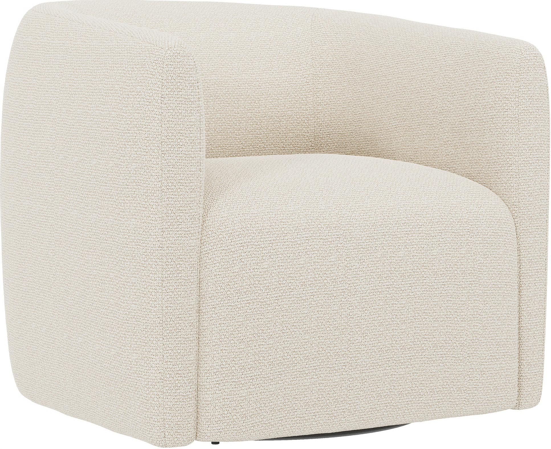 Aline Chenille Fabric Swivel Chair In Beige by Bernhardt | 1StopBedrooms
