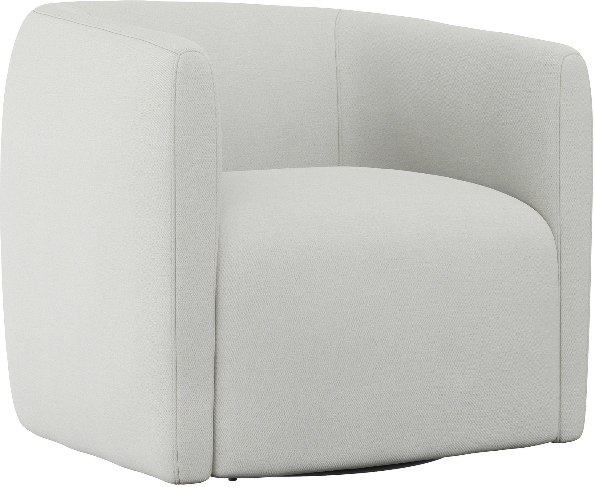 Aline Fabric Swivel Chair In Bone by Bernhardt | 1StopBedrooms